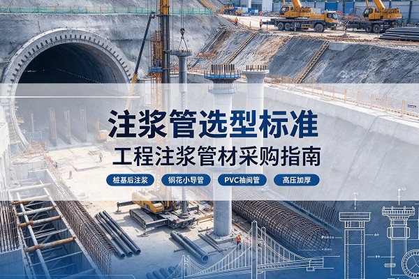 盐城注浆管选型标准